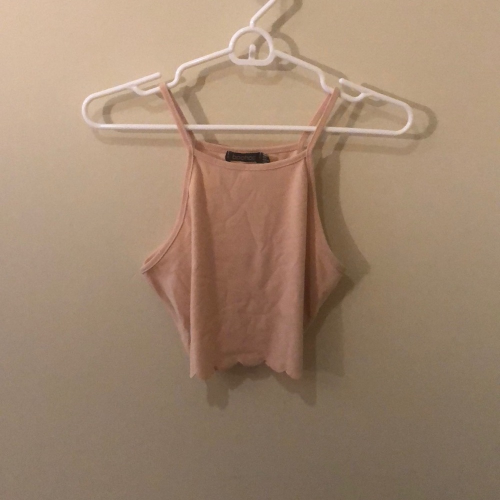Light pink crop tank